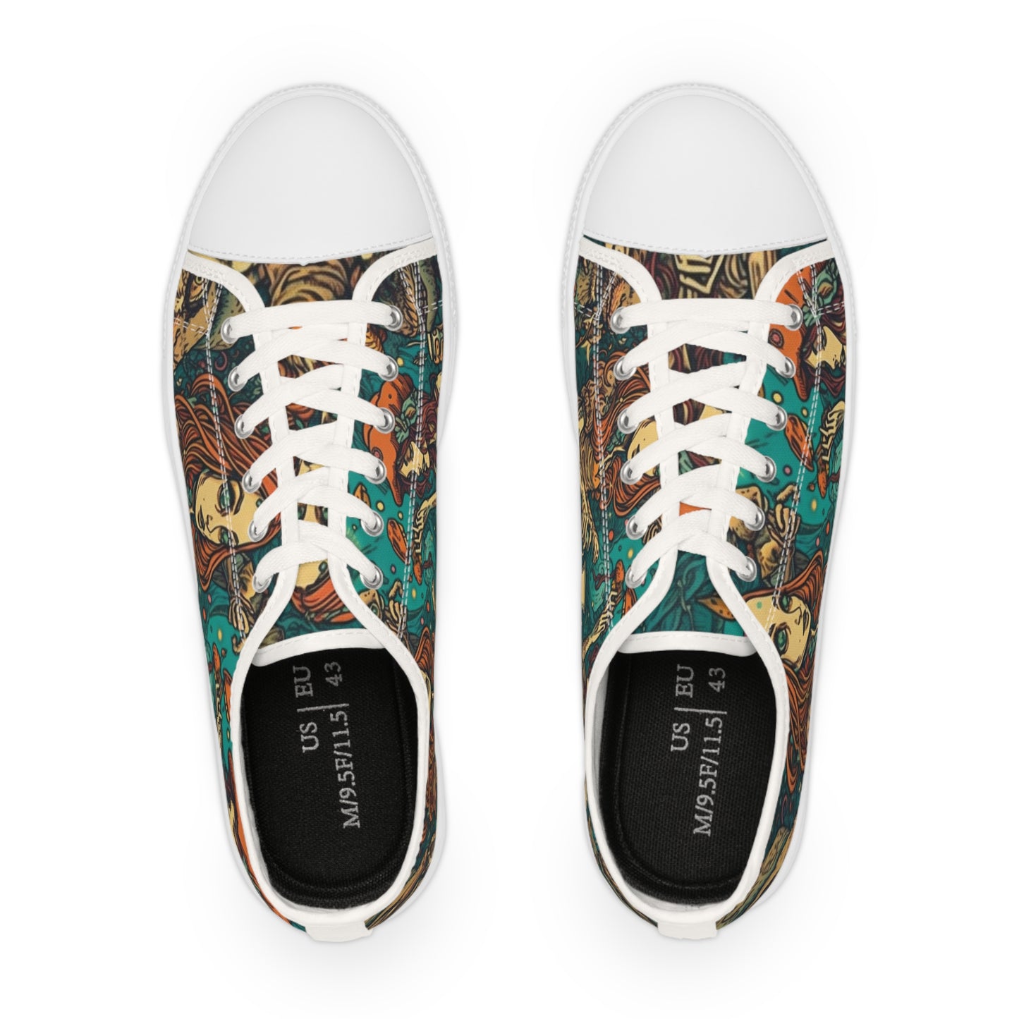 Alice In Wonderland Low Top Sneakers